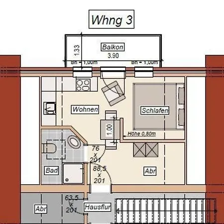 Westhook 3 Apartment Baltrum